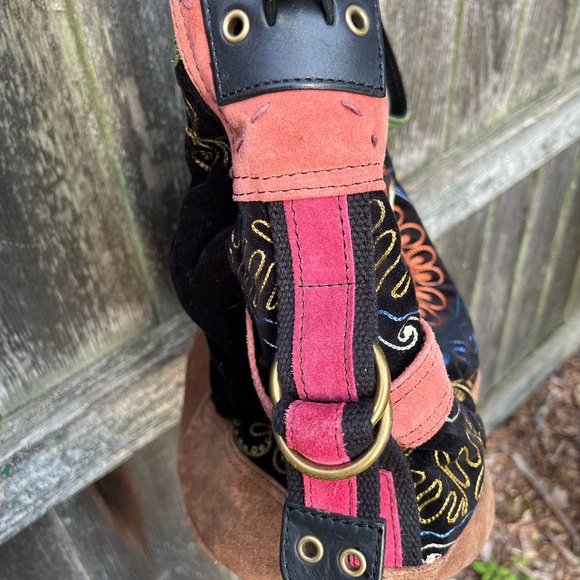 EUC Vintage Lucky Brand Hobo Shoulder Bag - Picture 7 of 16